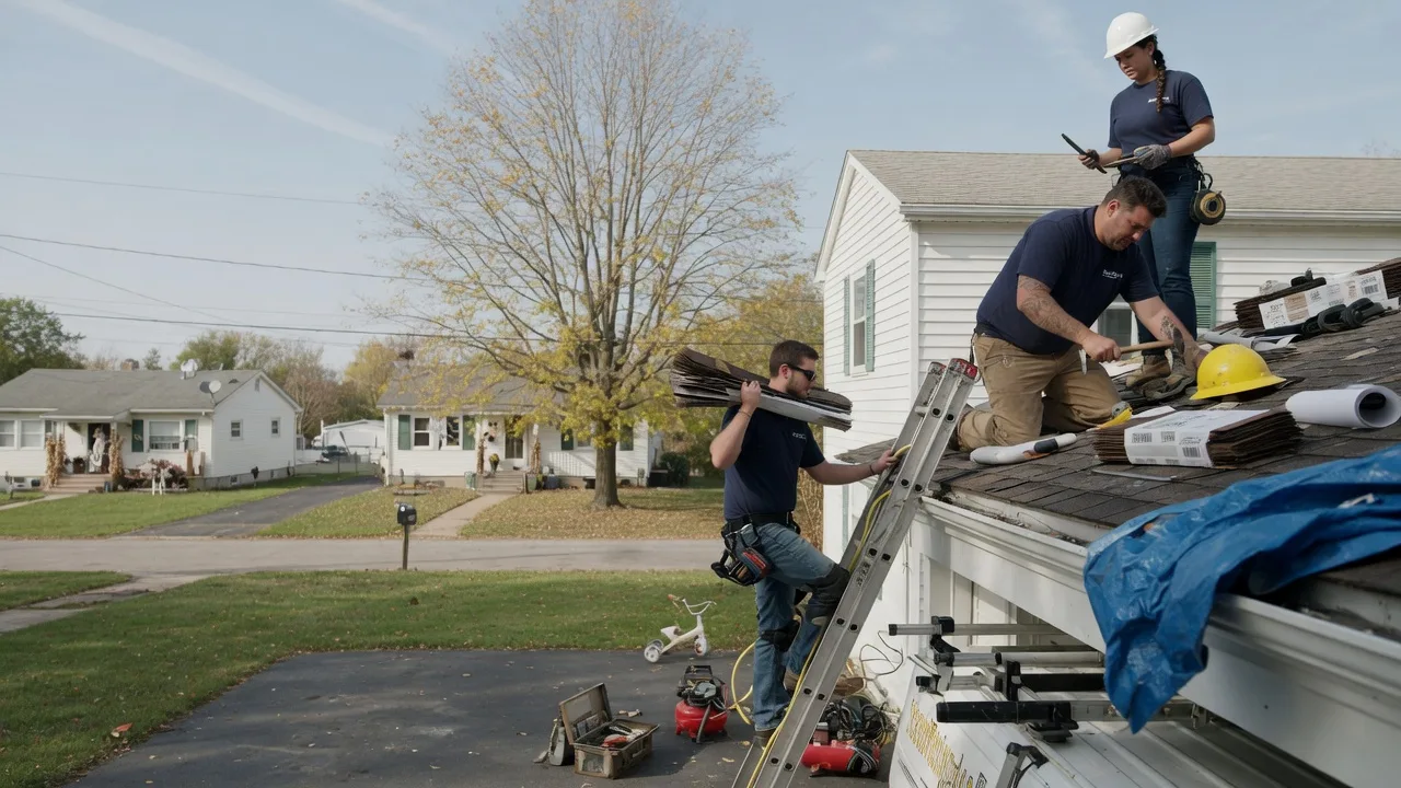Local Roofing Contractors in Rantoul, IL near me